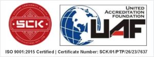 ISO 9001:2015 Certified — Certificate Number SCK/01/PTP/26/23/7637